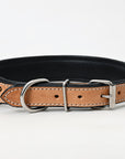 HILASON Western Genuine Leather Heavy Duty Hand Painted Dog Collar