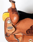Western Horse Saddle American Leather Ranch Roping Cowboy Hilason