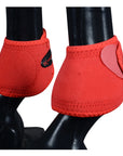 HILASON Bell Boots for Horses No Turn Protection Comfort & Durability Quick Wrap Hook and Loop Jumping Boots Sold in Pairs