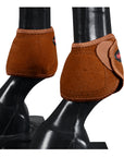 HILASON Bell Boots for Horses No Turn Protection Comfort & Durability Quick Wrap Hook and Loop Jumping Boots Sold in Pairs