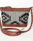 American Darling Saddle Blanket Genuine Leather Women Bag Western Handbag Purse