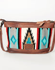 American Darling Saddle Blanket Genuine Leather Women Bag Western Handbag Purse