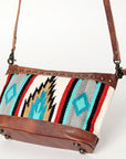 American Darling Saddle Blanket Genuine Leather Women Bag Western Handbag Purse