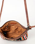 American Darling Saddle Blanket Genuine Leather Women Bag Western Handbag Purse