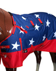 Hilason 600D Winter Waterproof Pony Horse Turnout Blanket US Flag