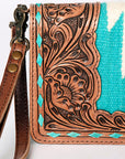 American Darling Cross Body Hand Tooled Saddle Blanket Genuine Leather Western Women Bag Handbag Purse | Crossbody for Cute