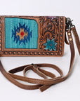 ADBG844J American Darling Hand Tooled Saddle Blanket Genuine Leather Women Bag Western Handbag Purse