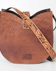 American Darling ADBG848 Hobo Hand Tooled Genuine Leather Women Bag Western Handbag Purse