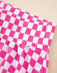 Checker T-Shirt and Skort Set