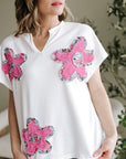 Fallon Floral Dolman Sleeve Top