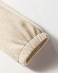 Solid Ribbed Knit Pleated Long Sleeve Top