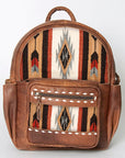 American Darling Backpack Saddle Blanket Genuine Leather Western Women Bag Handbag Purse | for Laptop School