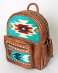 ADBG853E American Darling Saddle Blanket Genuine Leather Women Bag Western Handbag Purse