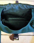 Shell Case Bag Leather Canvas