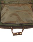 18“W x 12“H x 9“D Leather Duffle Bag 18 Inches