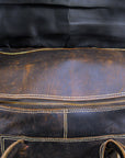 28”W x 14.5”H 12”D Leather Duffle Bag Large 28 Inches