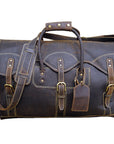 28”W x 14.5”H 12”D Leather Duffle Bag Large 28 Inches