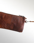 Never Mind Nmbgm122 Clutch Vintage Handmade Genuine Cowhide Leather Women Bag Western Handbag Purse