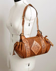 American Darling Hobo Hand Tooled Hair On Genuine Leather women bag western handbag purse