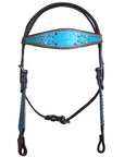 HILASON Western Horse One Ear Headstall Tack Bridle American Leather | Headstall for Horses Western | Horse Headstall | Western Headstalls for Horses | Headstalls for Horses | Western Headstall