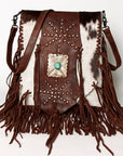 American Darling Large Crossbody Hair On Genuine Leather Women Bag Western Handbag Purse