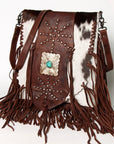 American Darling Large Crossbody Hair On Genuine Leather Women Bag Western Handbag Purse