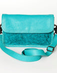 American Darling ADBG857 Wallet Hand Tooled Genuine Leather Women Bag Western Handbag Purse