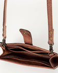American Darling Small Crossbody Hand Tooled Genuine Leather Western Women Bag Handbag Purse |