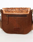 American Darling Messenger Hand Tooled Hair On Genuine Leather women bag western handbag purse