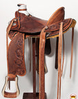 Western Horse Wade Saddle American Leather Trail Barrel Racing Hilason Antique Brown