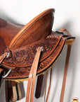 Western Horse Wade Saddle American Leather Trail Barrel Racing Hilason Antique Brown