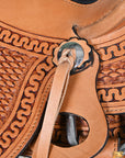 Western Horse Saddle American Leather Wade Ranch Roping Light Antique Tan Hilason