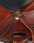 Western Horse Wade Saddle American Leather Ranch Roping Dark Brown Hilason