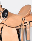 Western Horse Saddle American Leather Wade Ranch Roping Tan Hilason