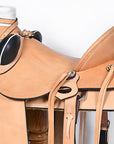 Western Horse Saddle American Leather Wade Ranch Roping Tan Hilason