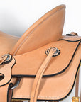 Western Horse Saddle American Leather Wade Ranch Roping Tan Hilason