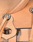 Western Horse Saddle American Leather Wade Ranch Roping Tan Hilason