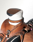 Western Horse Saddle American Leather Wade Ranch Roping Dark Brown Hilason