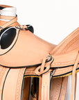 Western Horse Saddle American Leather Wade Ranch Roping Tan Hilason