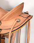 Western Horse Saddle American Leather Wade Ranch Roping Tan Hilason