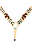 Hilason Horse 100% Wool Breast Collar Woven Off White