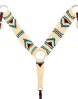 Hilason Horse 100% Wool Breast Collar Woven Off White