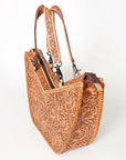 ADBG831A American Darling Hand Tooled Genuine Leather Women Bag Western Handbag Purse