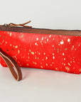 American Darling Wristlet Hair on Genuine Leather Western Women Bag | Handbag Purse | Women Wristlet | Wristlet Wristlet | Travel Wristlet | Leather Wristlet | Clutch Wristlet