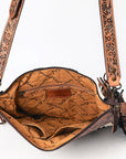 ADBG861B American Darling Hand Tooled Saddle Blanket Genuine Leather Women Bag Western Handbag Purse