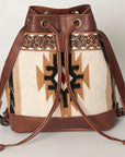 ADBG862D American Darling Hand Tooled Saddle Blanket Genuine Leather Women Bag Western Handbag Purse