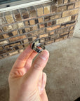 The Rio Grande Genuine Turquoise and Sterling Silver Ring, Size 6.5 | Boles Silver