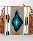 American Darling Cross Body Hand Tooled Saddle Blanket Genuine Leather Women Bag Western Handbag Purse
