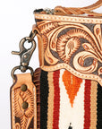 American Darling Cross Body Hand Tooled Saddle Blanket Genuine Leather Women Bag Western Handbag Purse