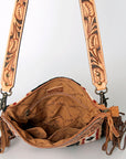 American Darling Cross Body Hand Tooled Saddle Blanket Genuine Leather Women Bag Western Handbag Purse